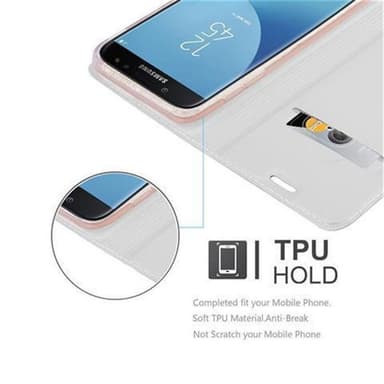 Samsung Galaxy J7 2017 Cover Etui Case (Sølv)