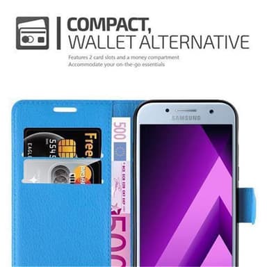 Samsung Galaxy A3 2017 Pungetui Cover Case (Blå)