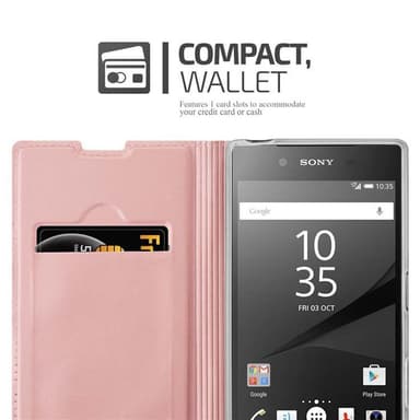 Sony Xperia Z5 Cover Etui Case (Lyserød)