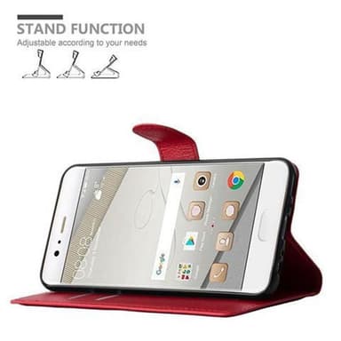 Huawei P10 PLUS Pungetui Cover Case (Rød)