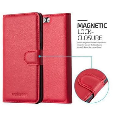 Huawei P10 PLUS Pungetui Cover Case (Rød)