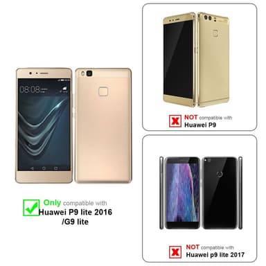 Huawei P9 LITE 2016 / G9 LITE Cover Etui Case (Blå)