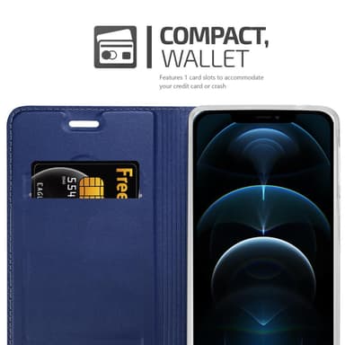 iPhone 12 / 12 PRO Cover Etui Case (Blå)