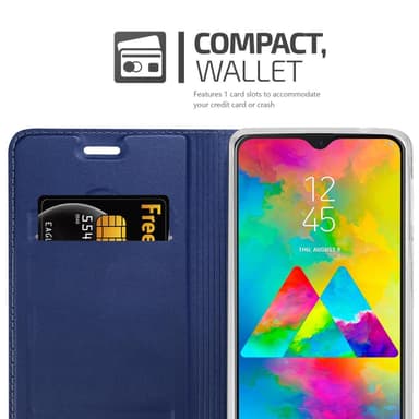 Samsung Galaxy M20 Cover Etui Case (Blå)
