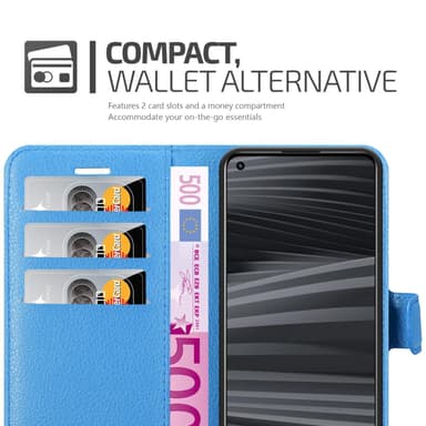 Realme GT 2 / GT Neo 2 Pungetui Cover Case (Blå)