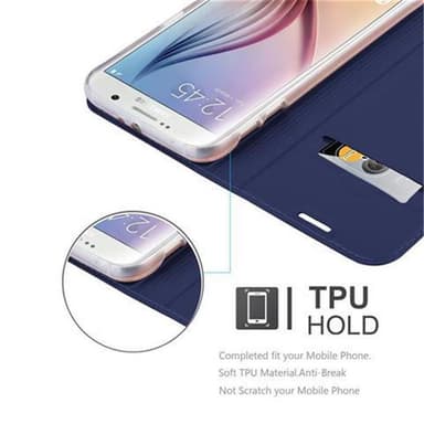 Samsung Galaxy S6 Cover Etui Case (Blå)