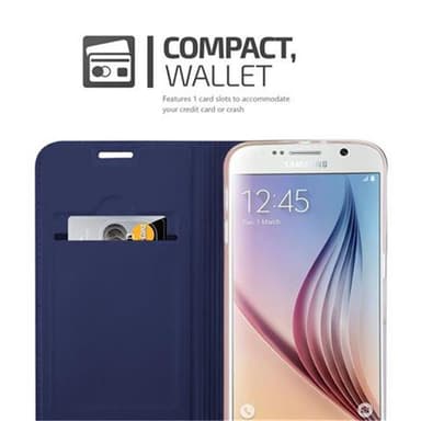 Samsung Galaxy S6 Cover Etui Case (Blå)