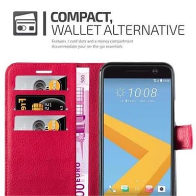 HTC ONE M10 Pungetui Cover Case (Rød)