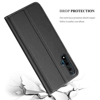 Honor 20 / 20S / Huawei NOVA 5T Cover Etui Case (Sort)
