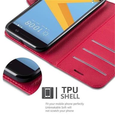 HTC ONE M10 Pungetui Cover Case (Rød)