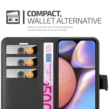 Samsung Galaxy A10s / M01s Pungetui Cover Case (Sort)