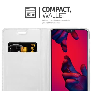 Huawei P20 PRO / P20 PLUS Cover Etui Case (Sølv)