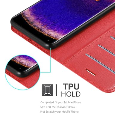 Oppo FIND X5 PRO Pungetui Cover Case (Rød)