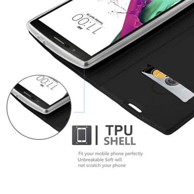 LG G4 / G4 PLUS Cover Etui Case (Sort)