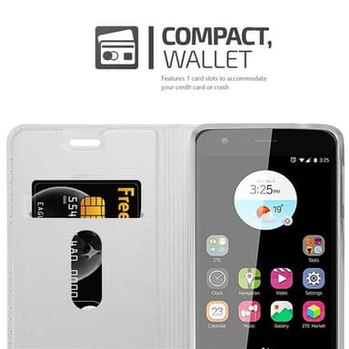 ZTE Blade V8 MINI Cover Etui Case (Sølv)