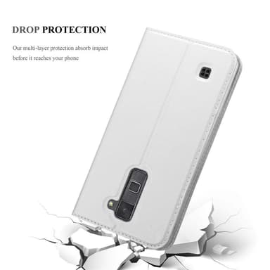 LG STYLUS 2 Cover Etui Case (Sølv)