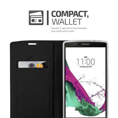 LG G4 / G4 PLUS Cover Etui Case (Sort)