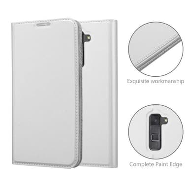 LG STYLUS 2 Cover Etui Case (Sølv)