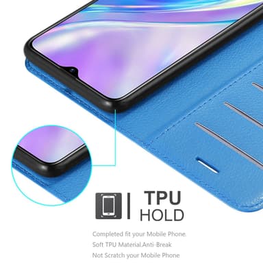 Realme X2 / XT / Oppo K5 Pungetui Cover Case (Blå)
