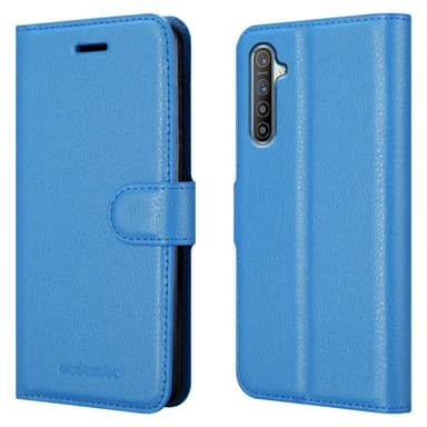 Realme X2 / XT / Oppo K5 Pungetui Cover Case (Blå)