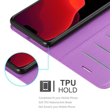 iPhone 12 MINI Pungetui Cover Case (Lilla)