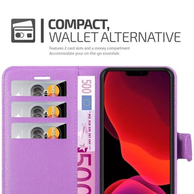 iPhone 12 MINI Pungetui Cover Case (Lilla)