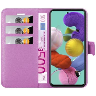 Samsung Galaxy A51 5G Pungetui Cover Case (Lilla)