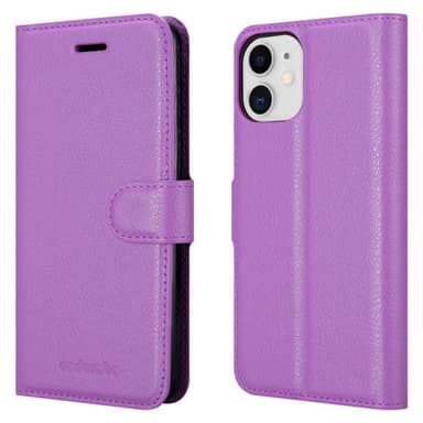 iPhone 12 MINI Pungetui Cover Case (Lilla)