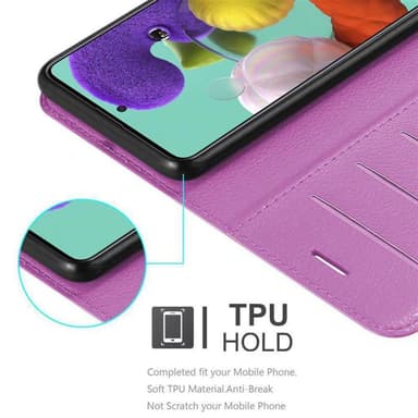 Samsung Galaxy A51 5G Pungetui Cover Case (Lilla)