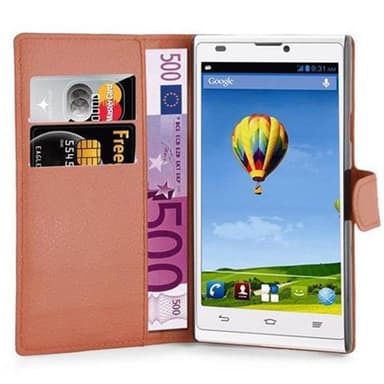 ZTE Blade L2 Pungetui Cover Case (Brun)