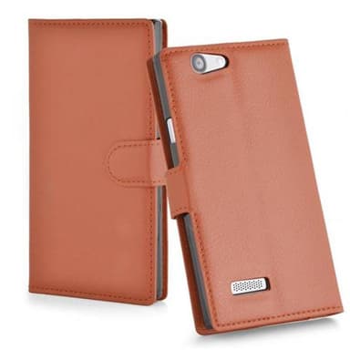 ZTE Blade L2 Pungetui Cover Case (Brun)