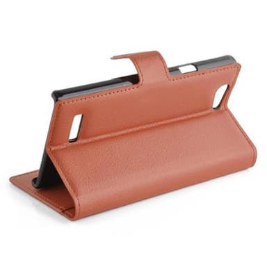 ZTE Blade L2 Pungetui Cover Case (Brun)