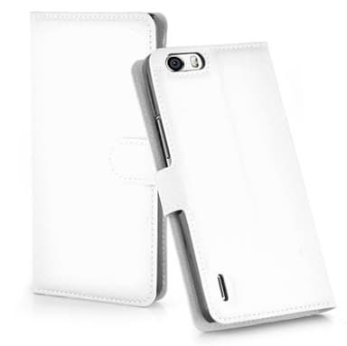Honor 6 PLUS Pungetui Cover Case (Hvid)
