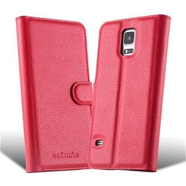 Samsung Galaxy S5 / S5 NEO Pungetui Cover Case (Rød)