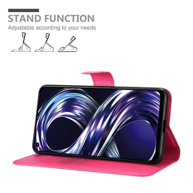 Realme 8i / Narzo 50 4G Pungetui Cover Case (Lyserød)