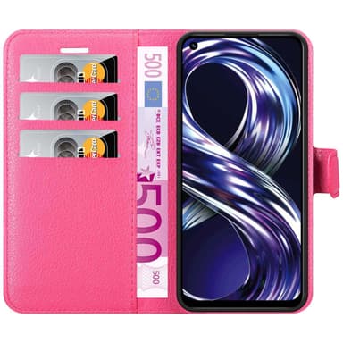 Realme 8i / Narzo 50 4G Pungetui Cover Case (Lyserød)