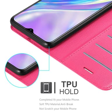 Realme X2 / XT / Oppo K5 Pungetui Cover Case (Lyserød)