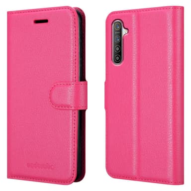 Realme X2 / XT / Oppo K5 Pungetui Cover Case (Lyserød)
