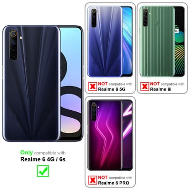 Realme 6 4G / 6s Pungetui Cover Case (Lilla)