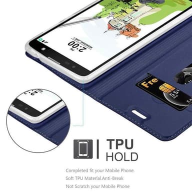LG STYLUS 2 Cover Etui Case (Blå)