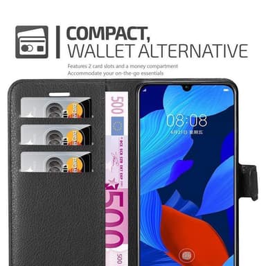 Huawei NOVA 5 / 5 PRO Pungetui Cover Case (Sort)