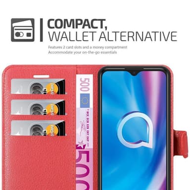 Alcatel 1S 2020 Pungetui Cover Case (Rød)