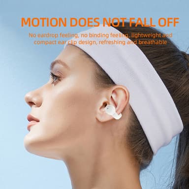 Trådløse Bluetooth 5.3 Bone Conduction høretelefoner Sort