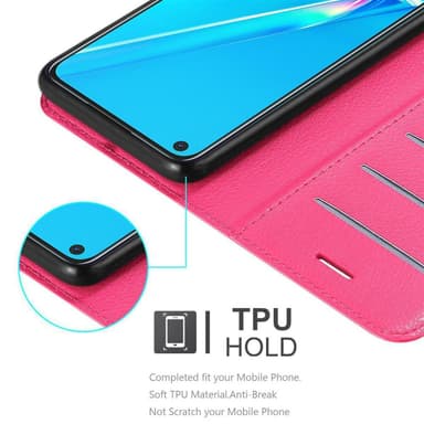 Oppo A92 Pungetui Cover Case (Lyserød)