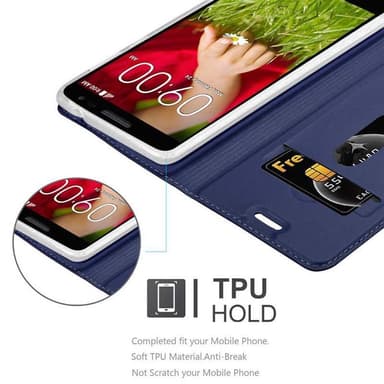LG G2 MINI Cover Etui Case (Blå)