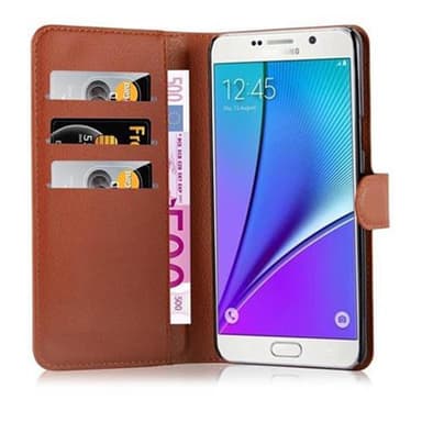Samsung Galaxy NOTE 5 Pungetui Cover Case (Brun)