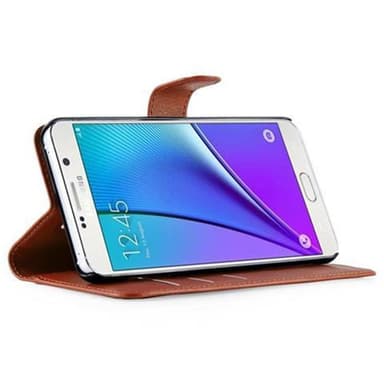Samsung Galaxy NOTE 5 Pungetui Cover Case (Brun)