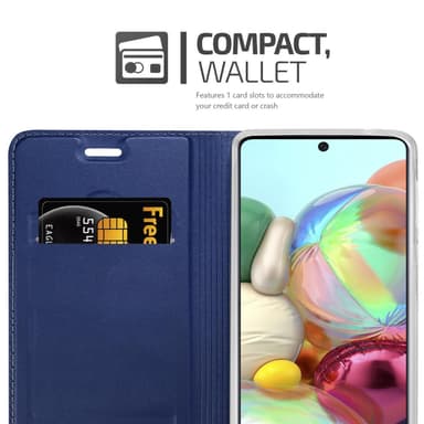 Samsung Galaxy A71 5G Cover Etui Case (Blå)
