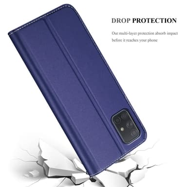 Samsung Galaxy A71 5G Cover Etui Case (Blå)