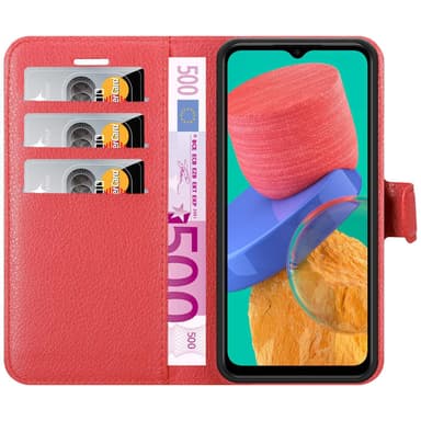 Samsung Galaxy M33 5G Pungetui Cover Case (Rød)
